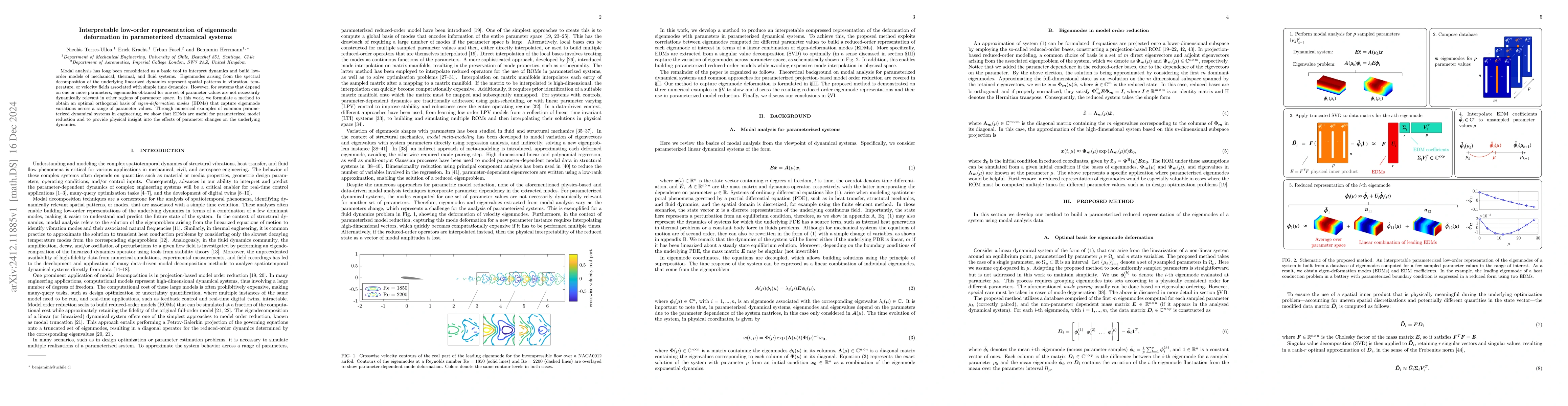 Thumbnail for Interpretable low-order representation of eigenmode deformation in
  parameterized dynamical systems