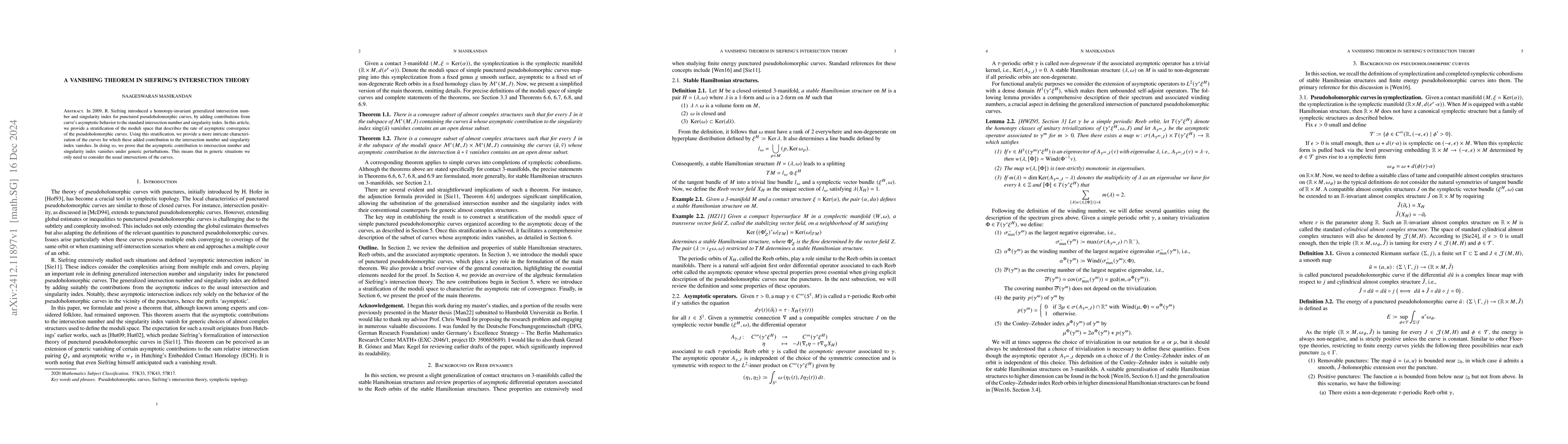 Thumbnail for A vanishing theorem in Siefring's intersection theory
