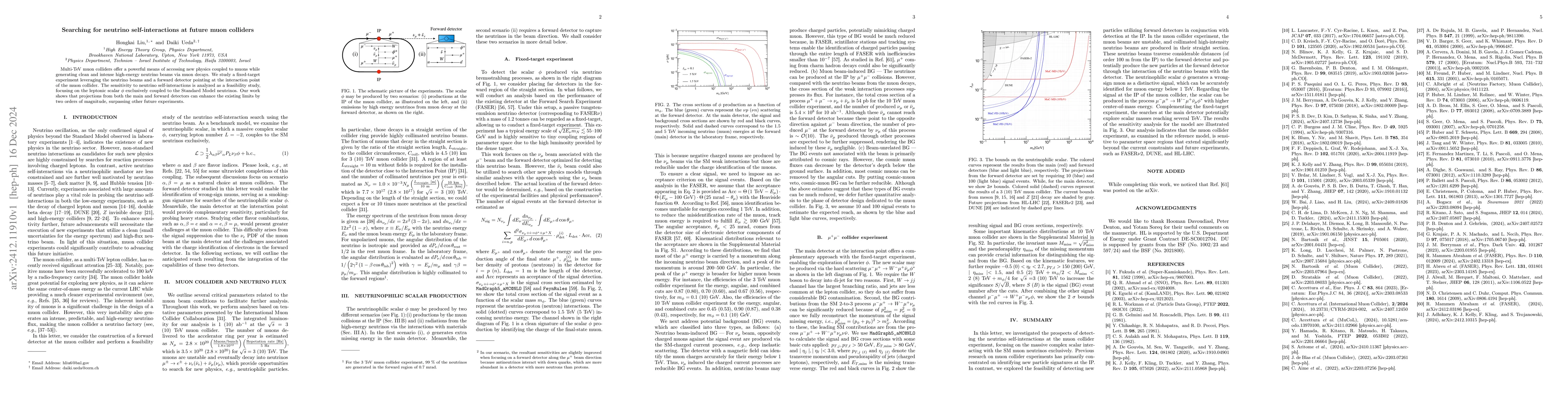 Thumbnail for Searching for neutrino self-interactions at future muon colliders