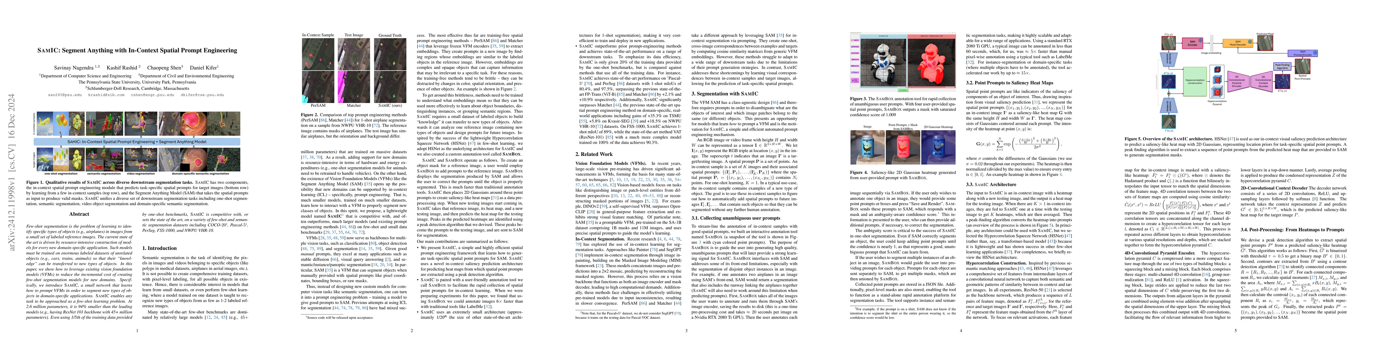 Thumbnail for SAMIC: Segment Anything with In-Context Spatial Prompt Engineering