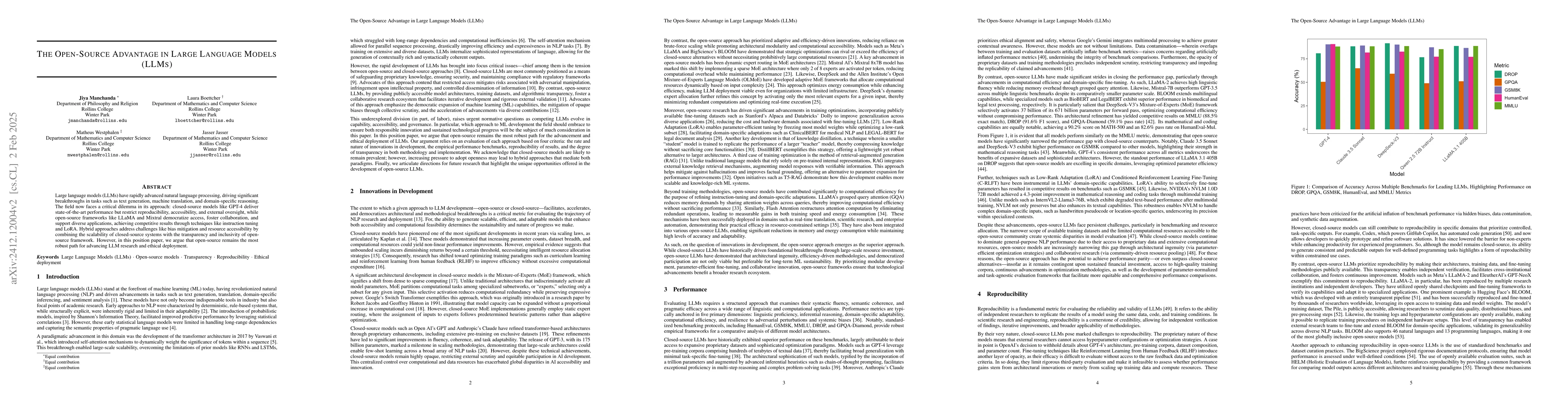 Thumbnail for The Open Source Advantage in Large Language Models (LLMs)