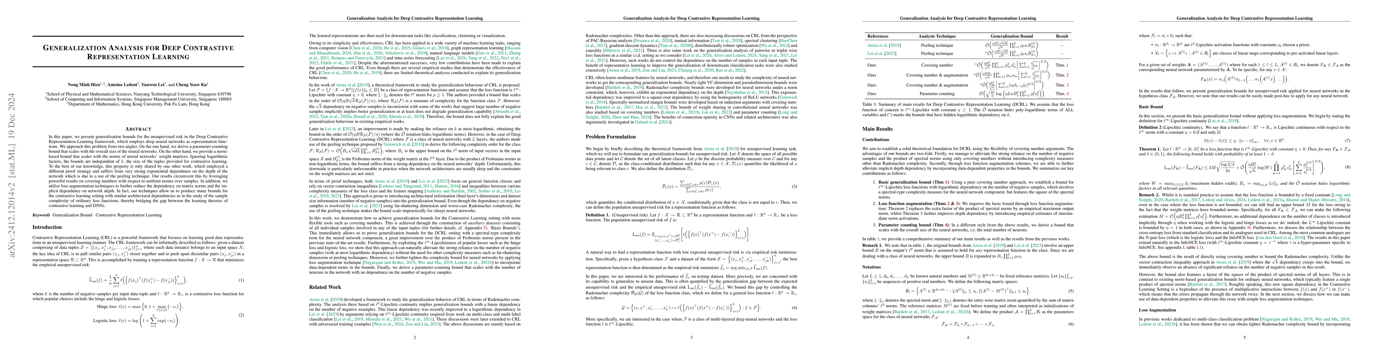 Thumbnail for Generalization Analysis for Deep Contrastive Representation Learning