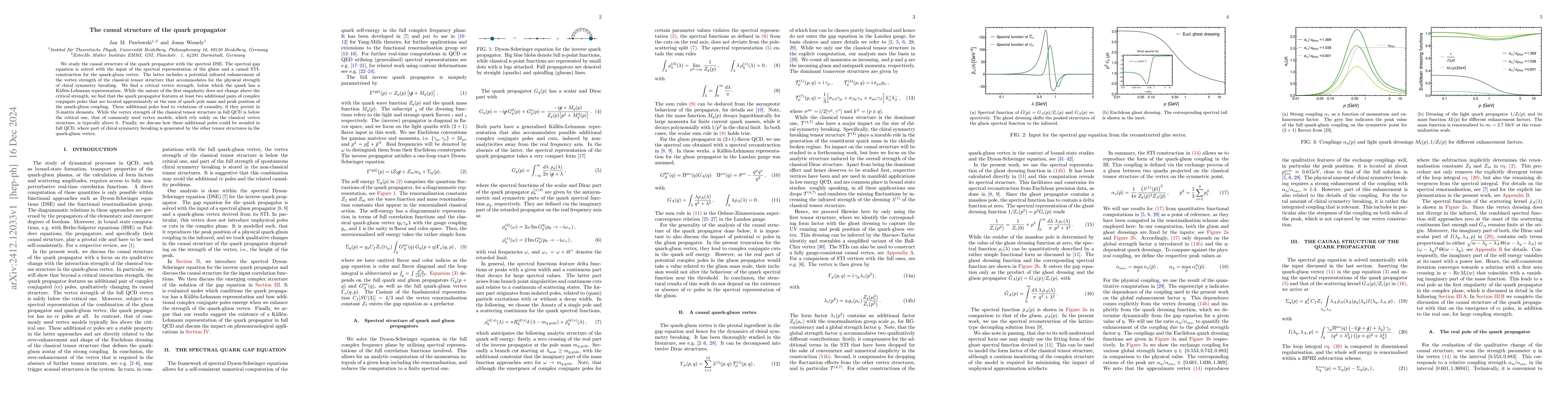 Thumbnail for The causal structure of the quark propagator