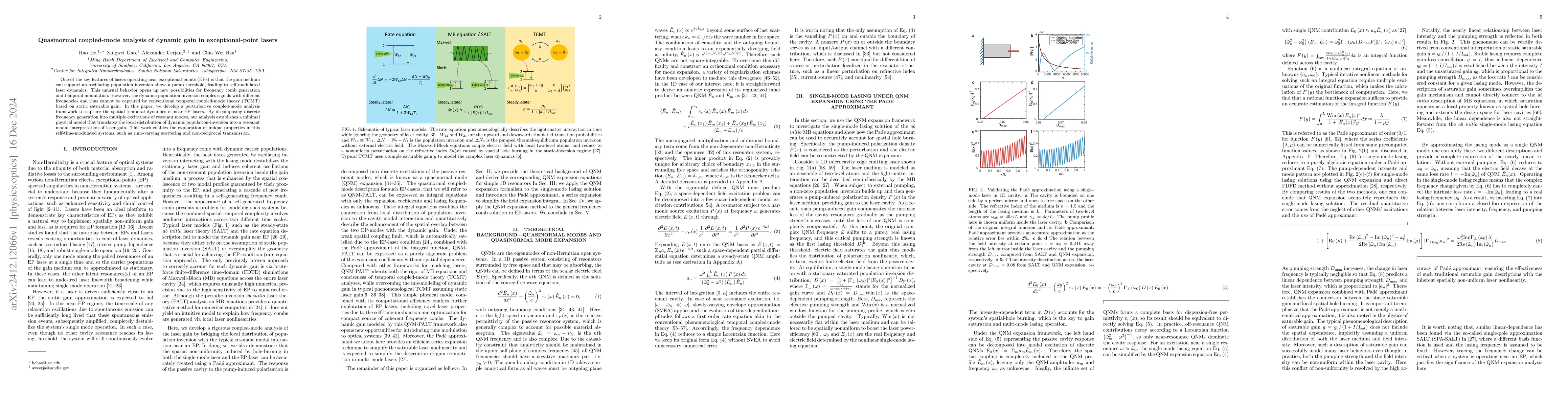 Thumbnail for Quasinormal coupled-mode analysis of dynamic gain in exceptional-point
  lasers
