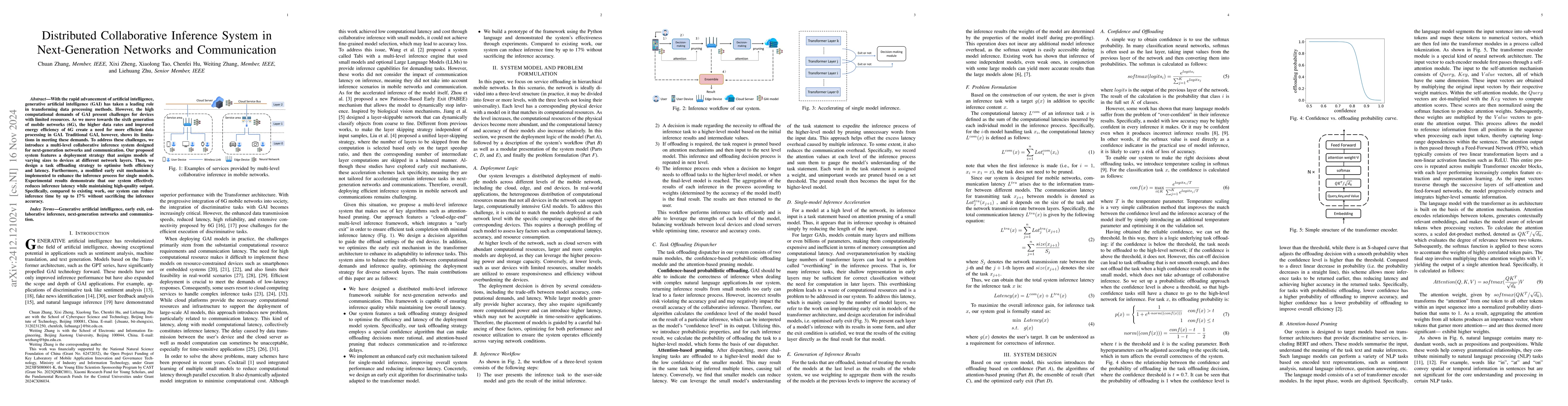 Thumbnail for Distributed Collaborative Inference System in Next-Generation Networks
  and Communication