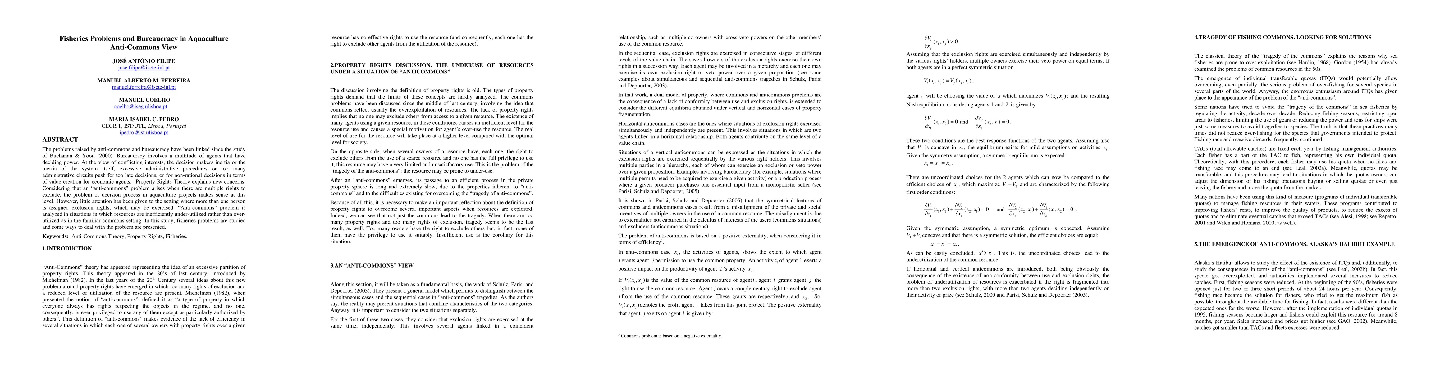 Thumbnail for Fisheries Problems and Bureaucracy in Aquaculture Anti-Commons View
