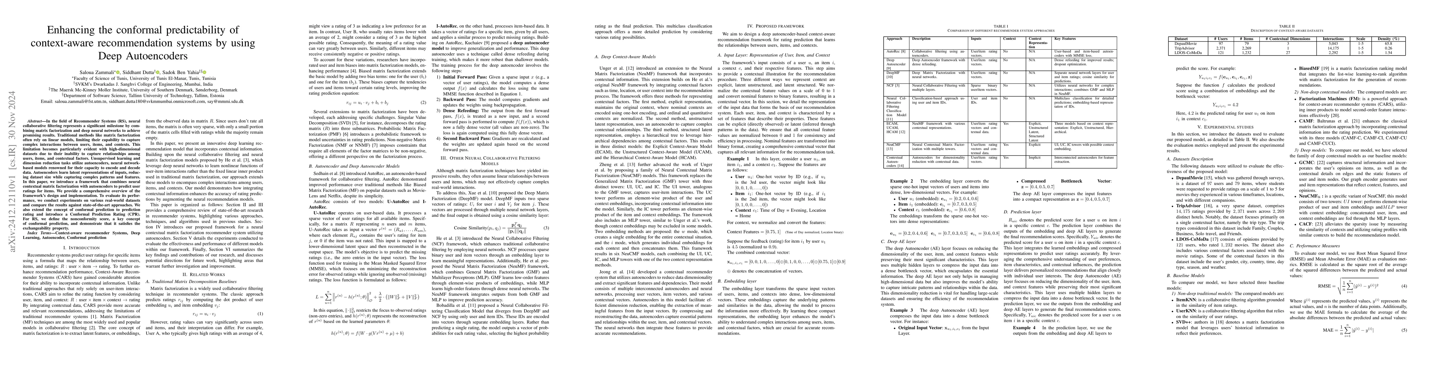 Thumbnail for Enhancing the conformal predictability of context-aware recommendation
  systems by using Deep Autoencoders