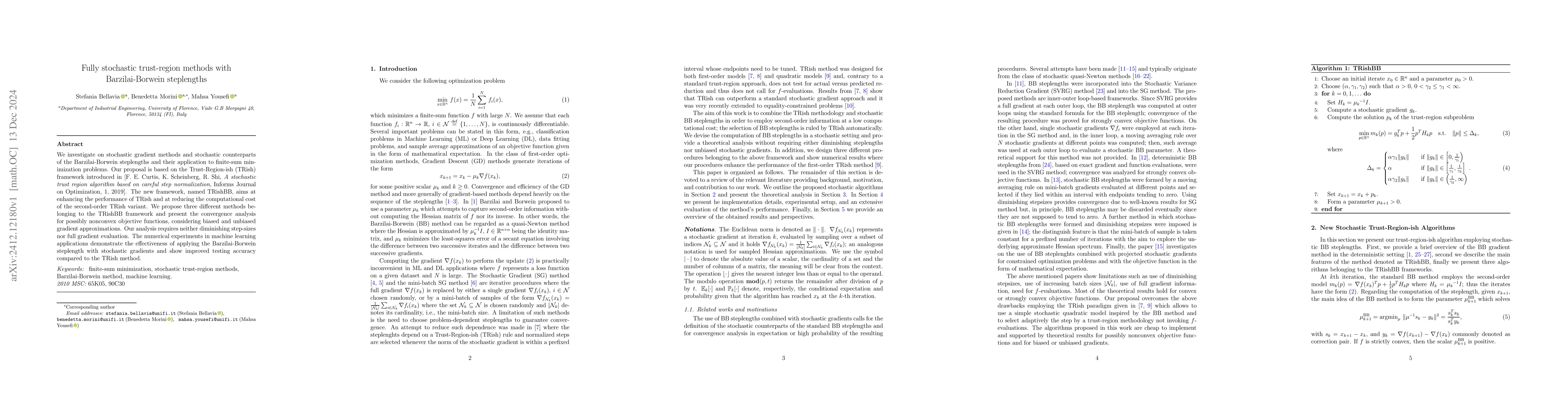 Thumbnail for Fully stochastic trust-region methods with Barzilai-Borwein steplengths