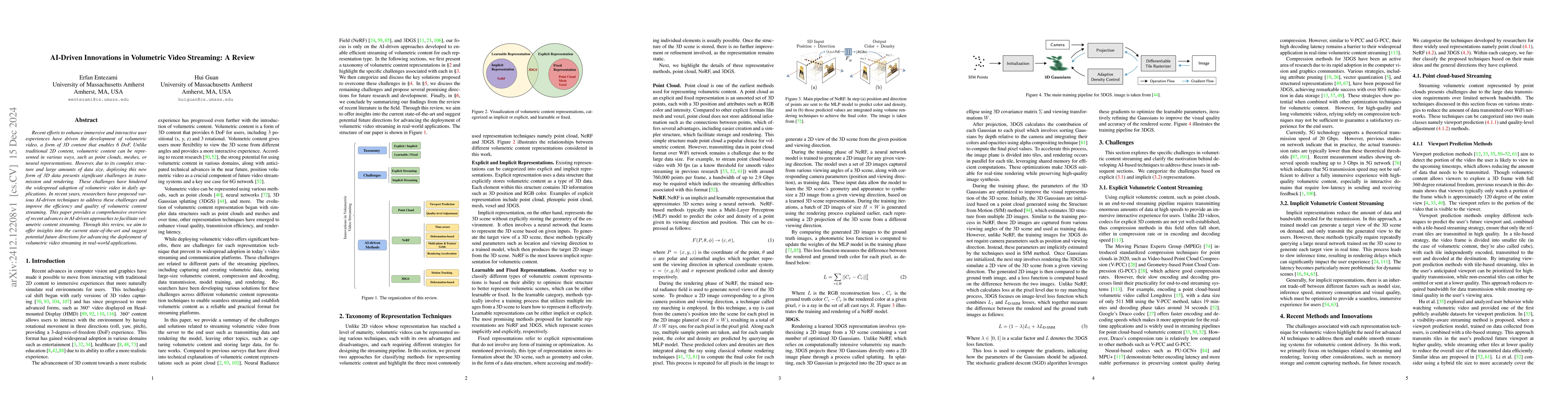 Thumbnail for AI-Driven Innovations in Volumetric Video Streaming: A Review