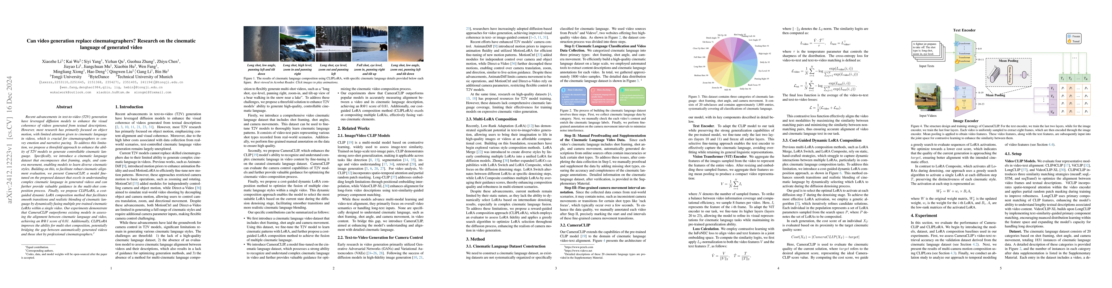 Thumbnail for Can video generation replace cinematographers? Research on the cinematic
  language of generated video