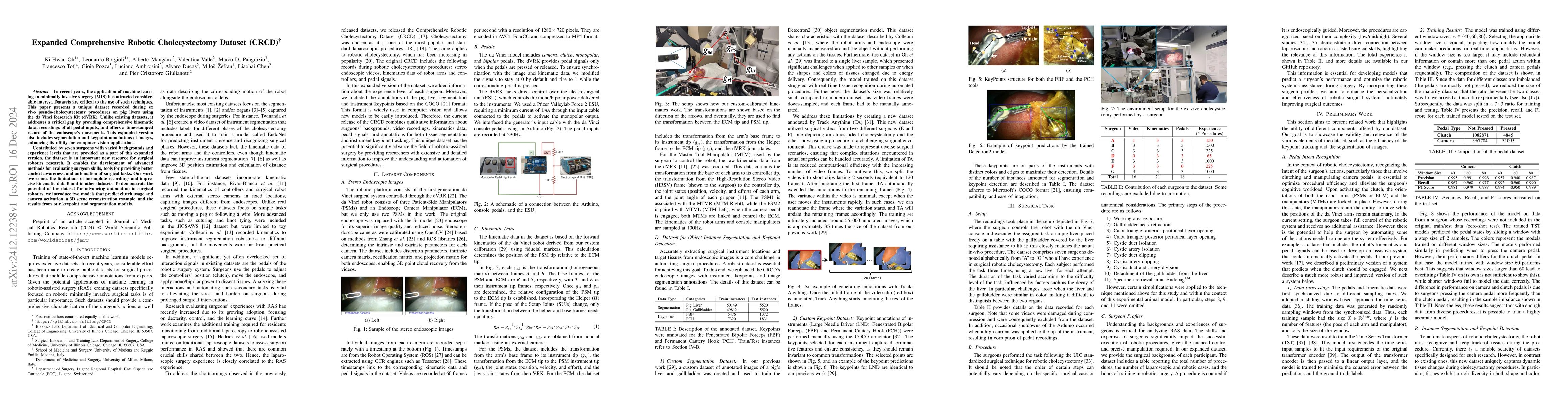 Thumbnail for Expanded Comprehensive Robotic Cholecystectomy Dataset (CRCD)