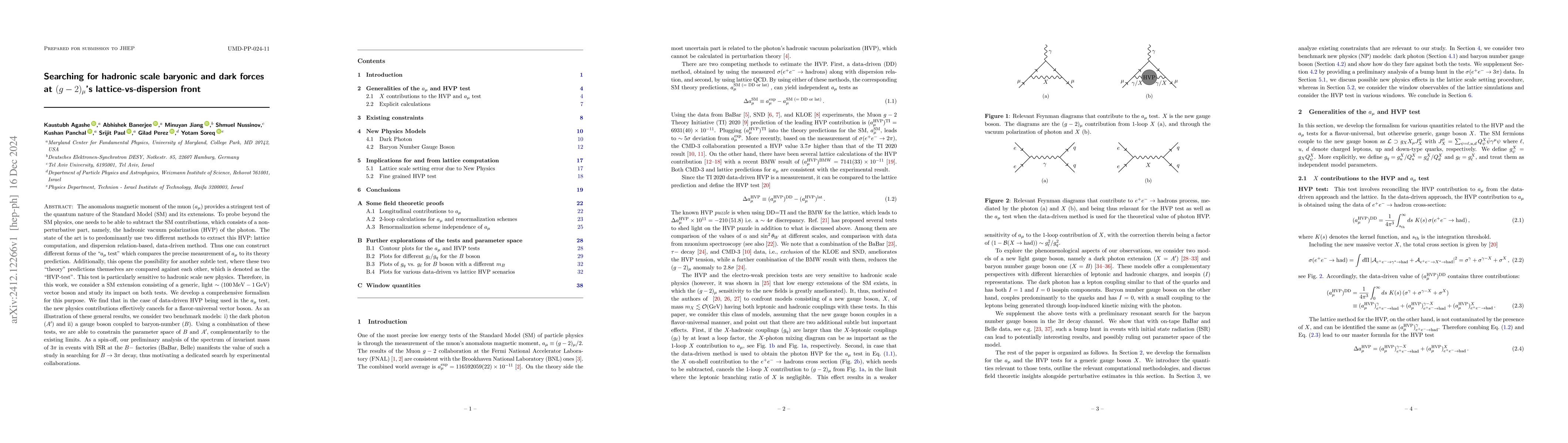 Thumbnail for Searching for hadronic scale baryonic and dark forces at $(g-2)_μ$'s
  lattice-vs-dispersion front
