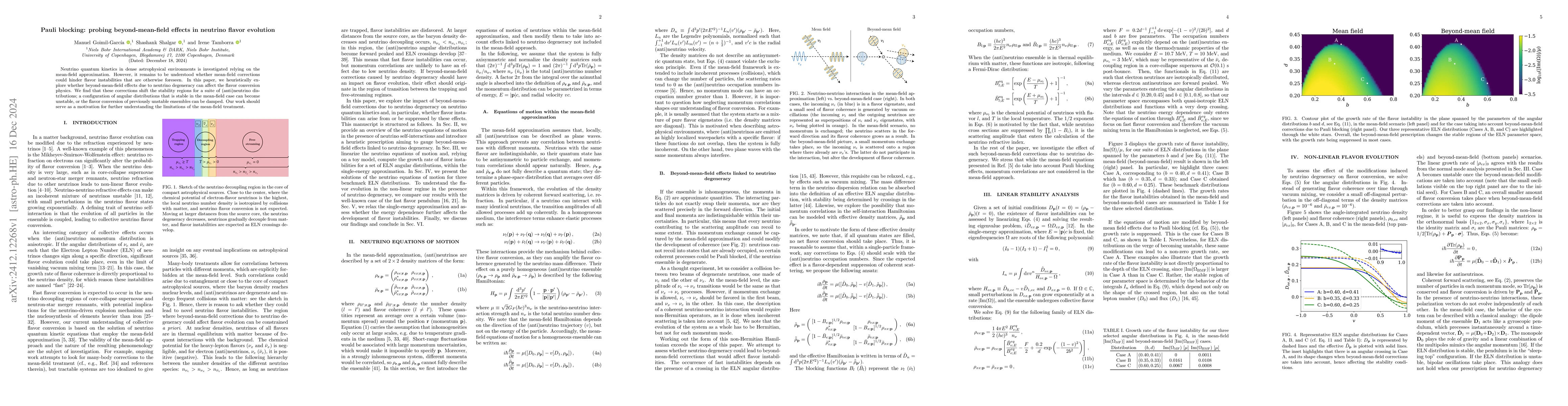 Thumbnail for Pauli blocking: probing beyond-mean-field effects in neutrino flavor
  evolution