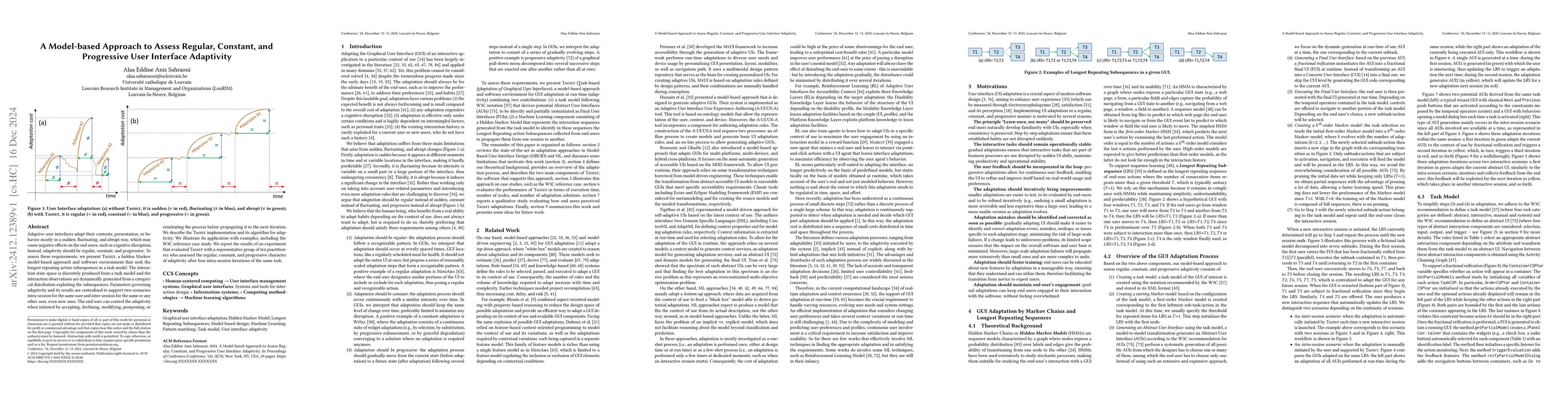 Thumbnail for A Model-based Approach to Assess Regular, Constant, and Progressive User
  Interface Adaptivity