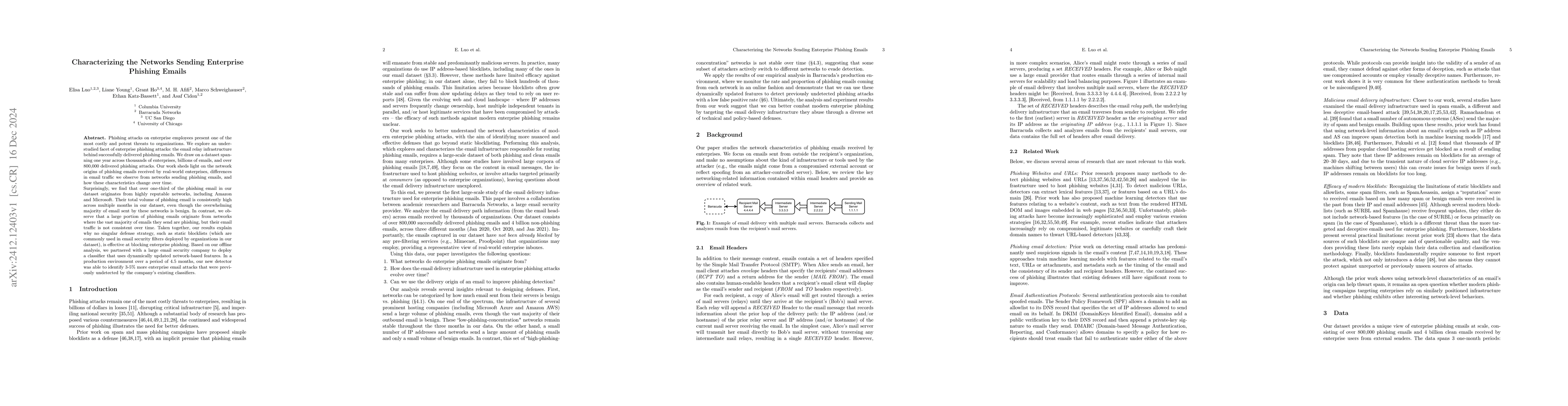 Thumbnail for Characterizing the Networks Sending Enterprise Phishing Emails