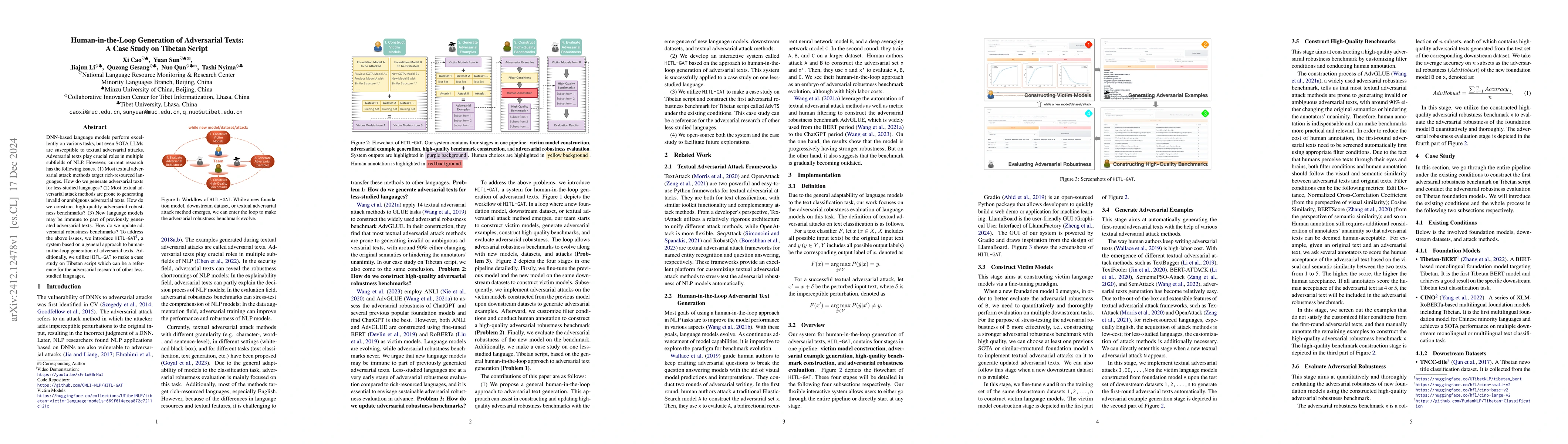 Thumbnail for Human-in-the-Loop Generation of Adversarial Texts: A Case Study on
  Tibetan Script