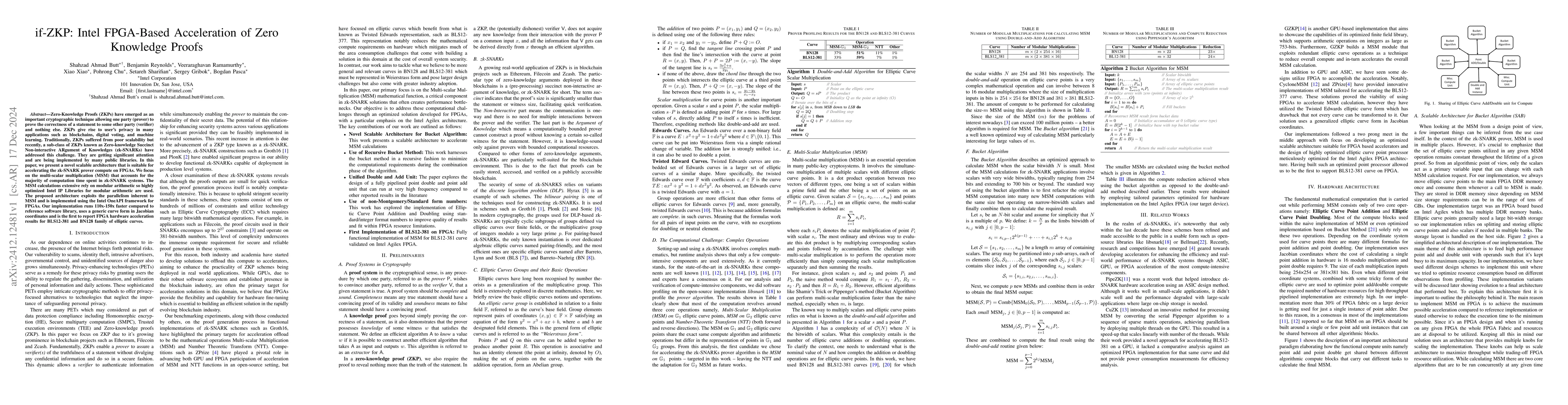 Thumbnail for if-ZKP: Intel FPGA-Based Acceleration of Zero Knowledge Proofs