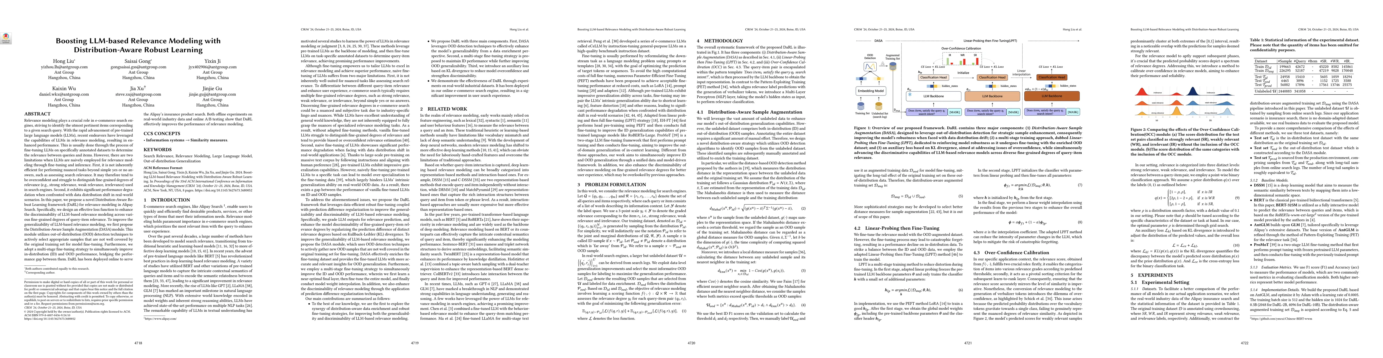 Thumbnail for Boosting LLM-based Relevance Modeling with Distribution-Aware Robust
  Learning