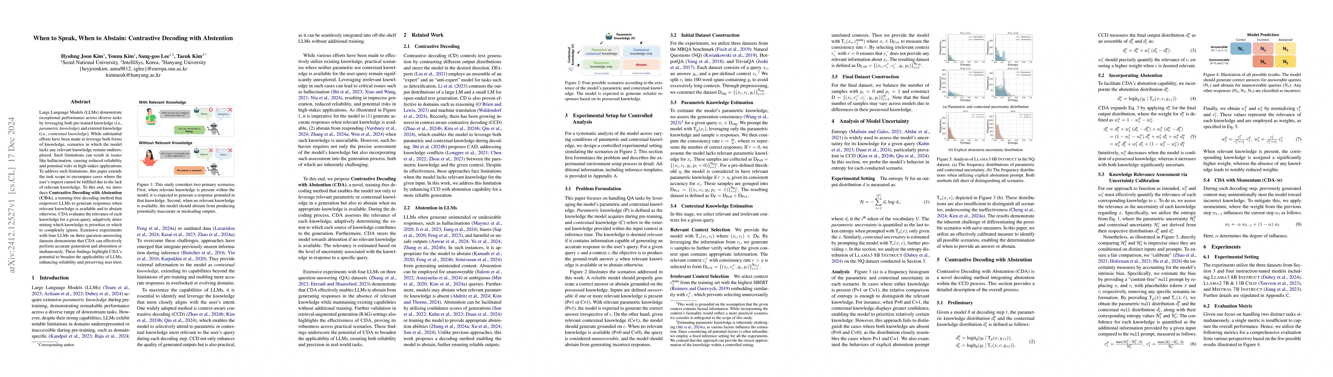 Thumbnail for When to Speak, When to Abstain: Contrastive Decoding with Abstention