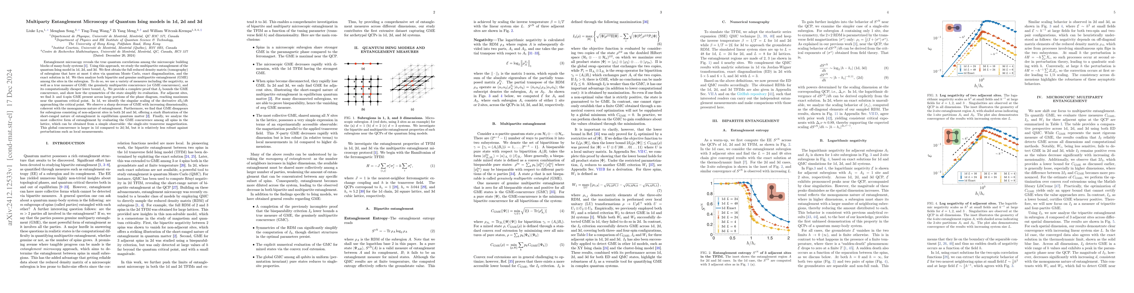 Thumbnail for Multiparty Entanglement Microscopy of Quantum Ising models in 1d, 2d and
  3d