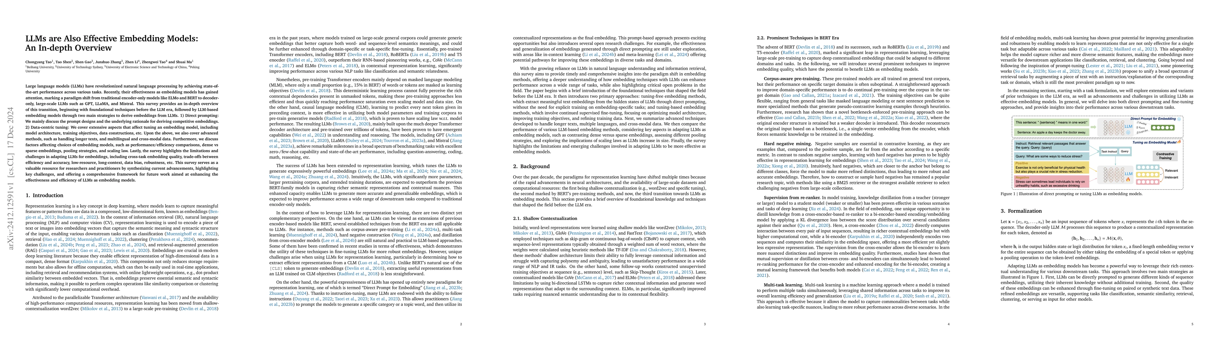 Thumbnail for LLMs are Also Effective Embedding Models: An In-depth Overview