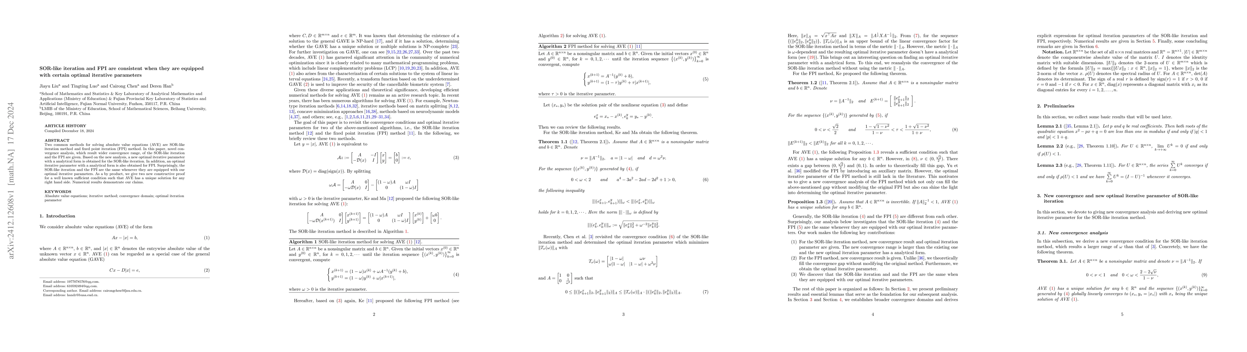 Thumbnail for SOR-like iteration and FPI are consistent when they are equipped with
  certain optimal iterative parameters