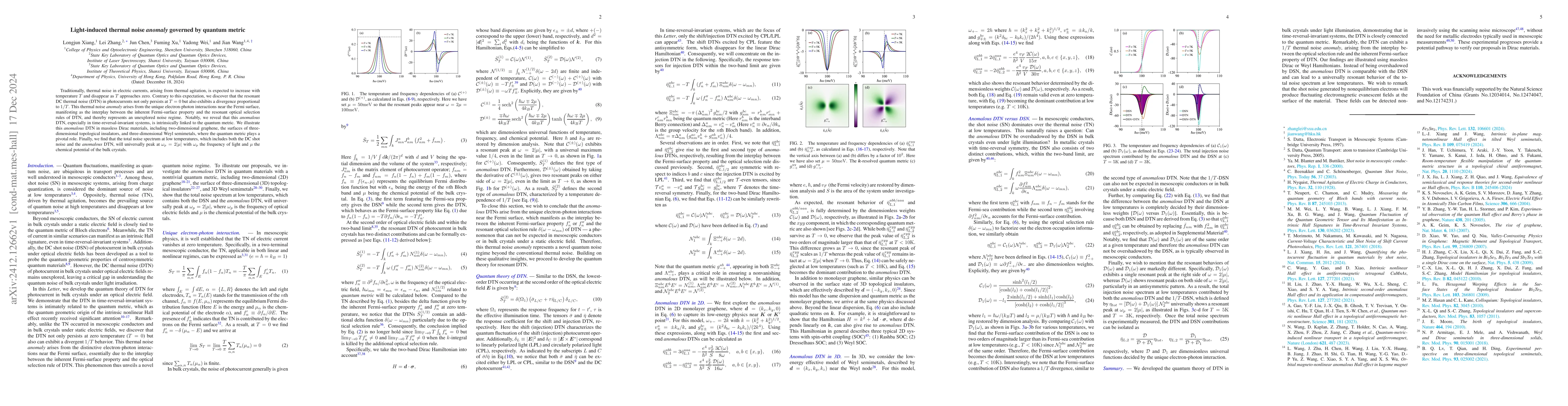 Thumbnail for Light-induced thermal noise \textit{anomaly} governed by quantum metric