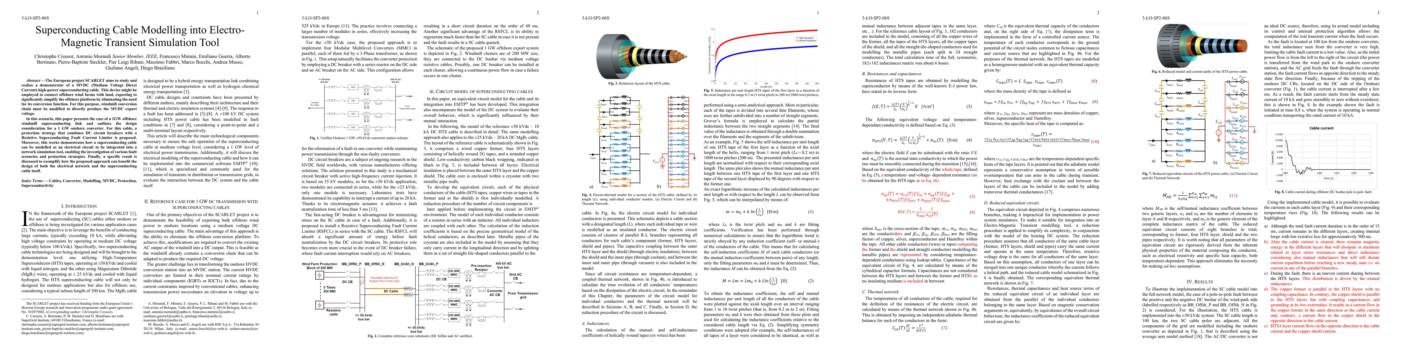 Thumbnail for Superconducting Cable Modelling into Electro-Magnetic Transient
  Simulation Tool