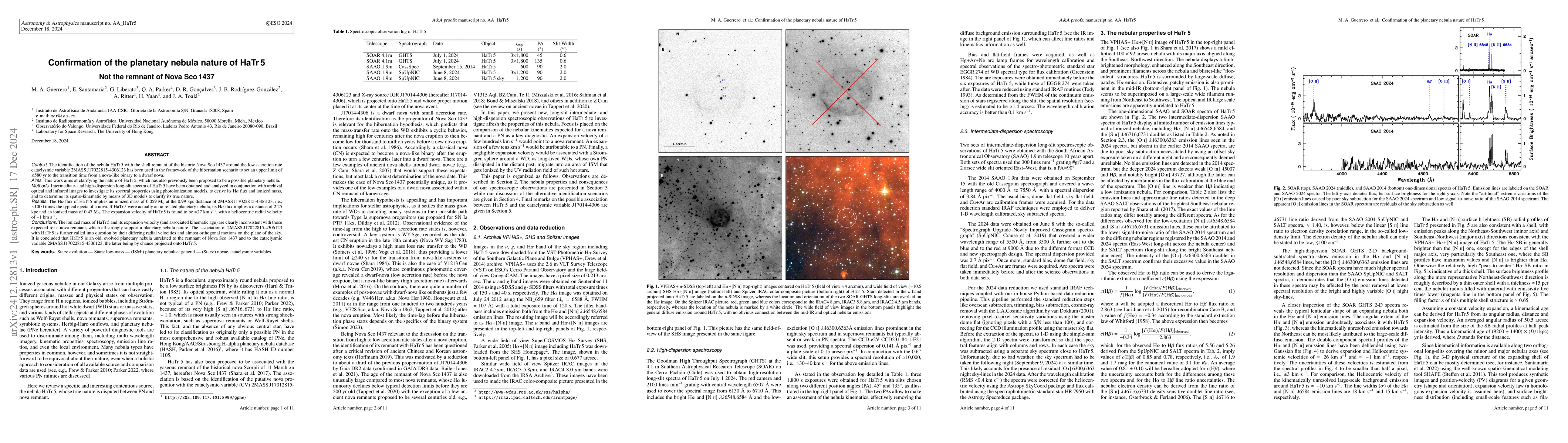 Thumbnail for Confirmation of the planetary nebula nature of HaTr 5. Not the remnant
  of Nova Sco 1437
