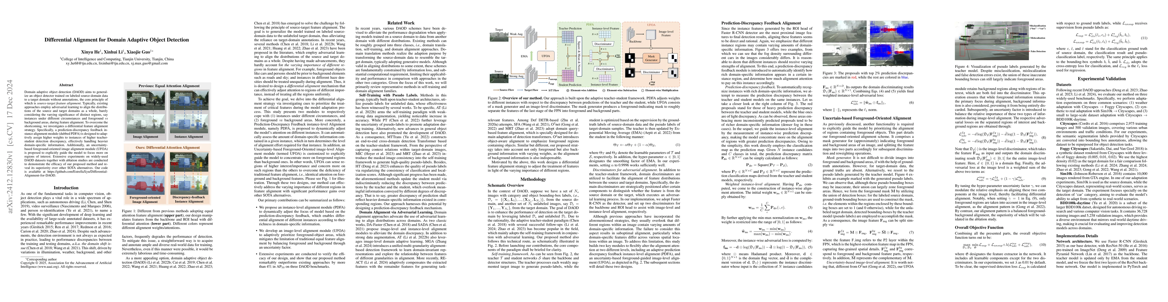 Thumbnail for Differential Alignment for Domain Adaptive Object Detection