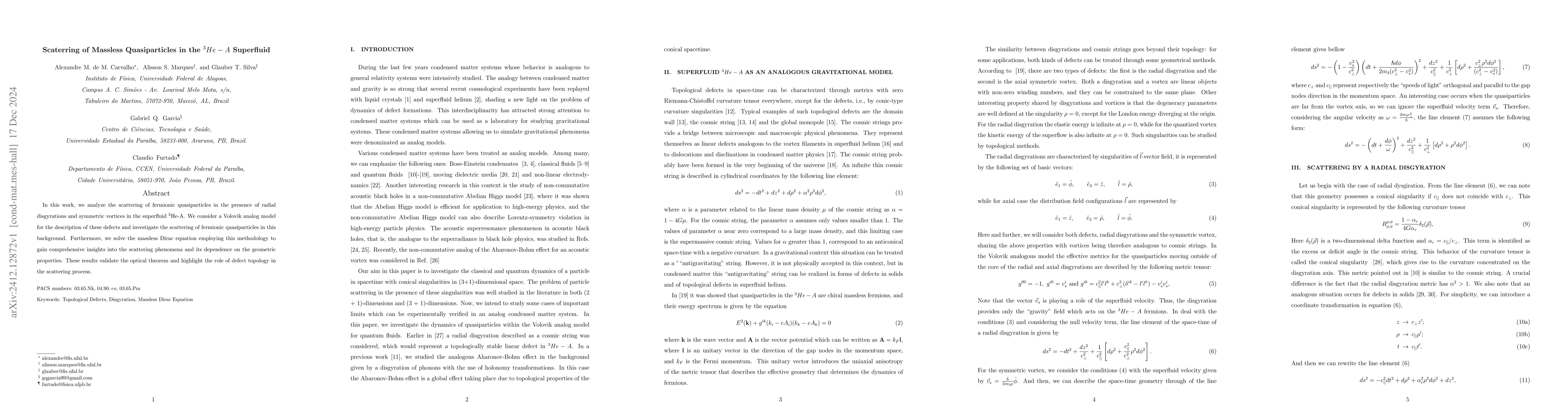 Thumbnail for Scaterring of Massless Quasiparticles in the 3He-A Superfluid
