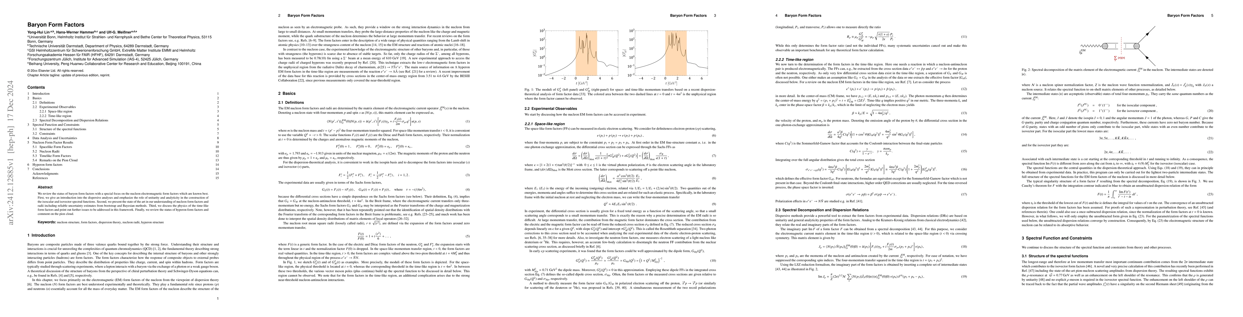 Thumbnail for Baryon Form Factors