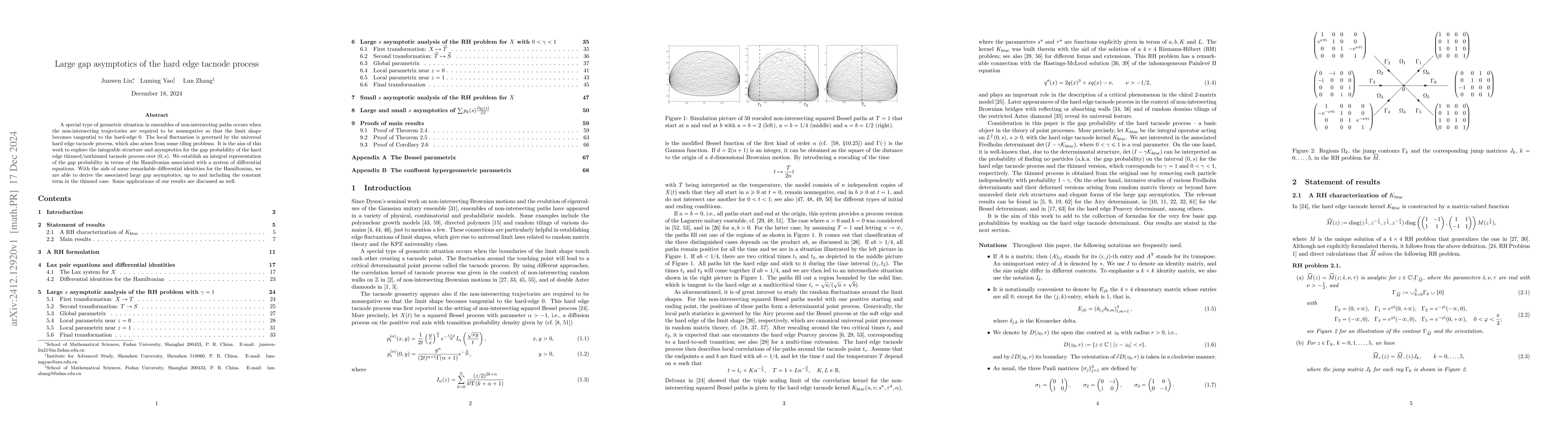 Thumbnail for Large gap asymptotics of the hard edge tacnode process