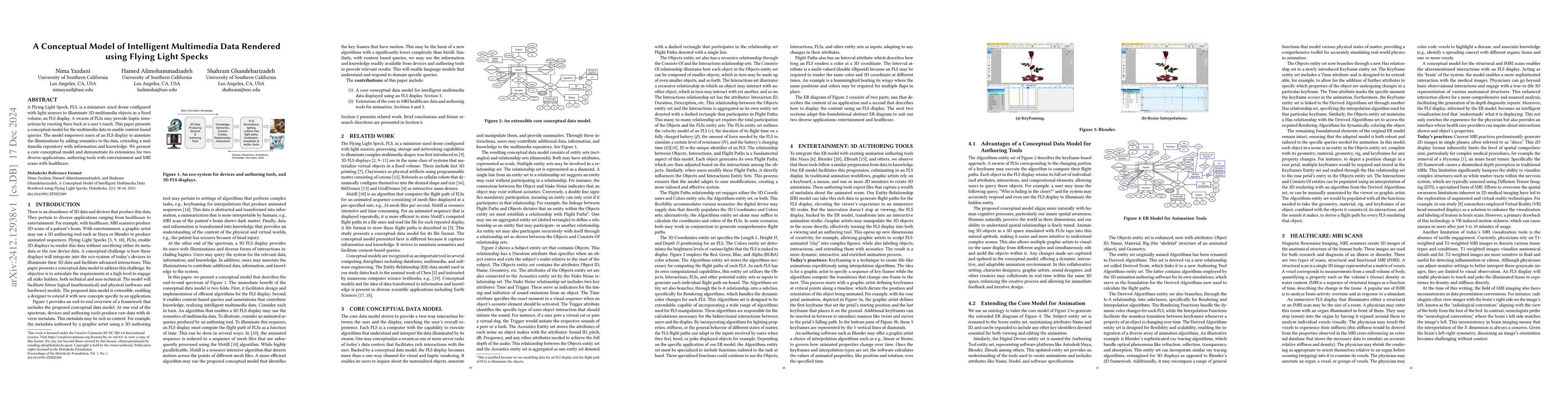 Thumbnail for A Conceptual Model of Intelligent Multimedia Data Rendered using Flying
  Light Specks