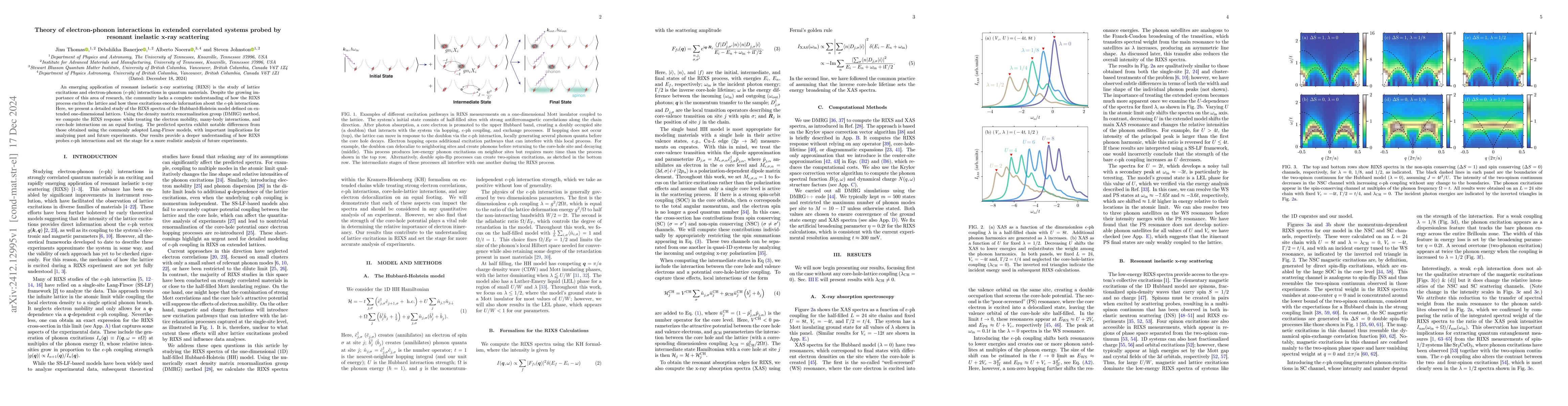 Thumbnail for Theory of electron-phonon interactions in extended correlated systems
  probed by resonant inelastic x-ray scattering