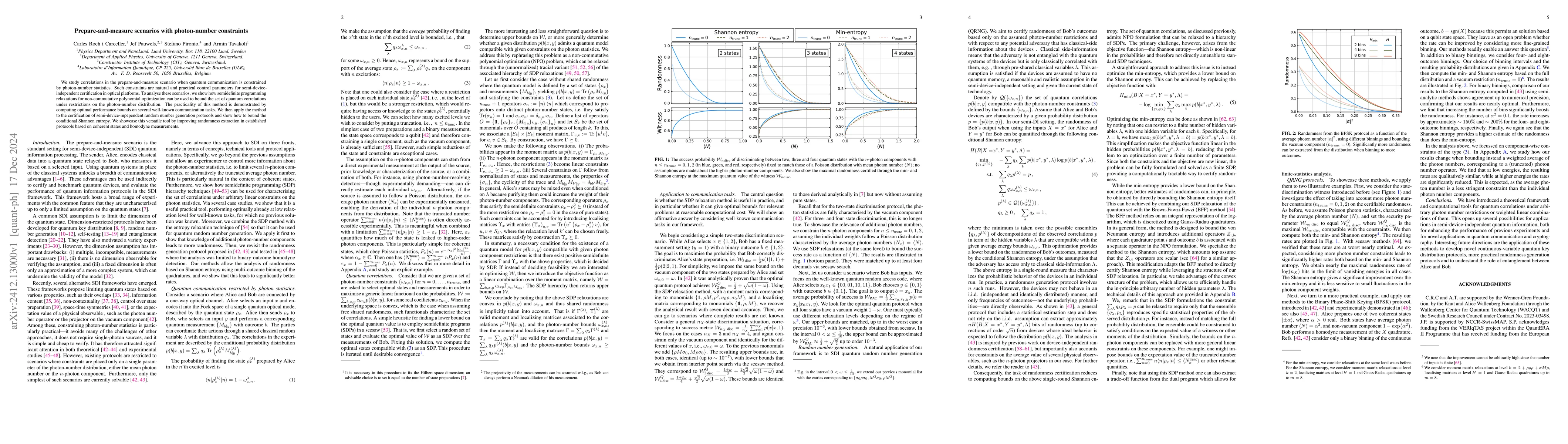 Thumbnail for Prepare-and-measure scenarios with photon-number constraints