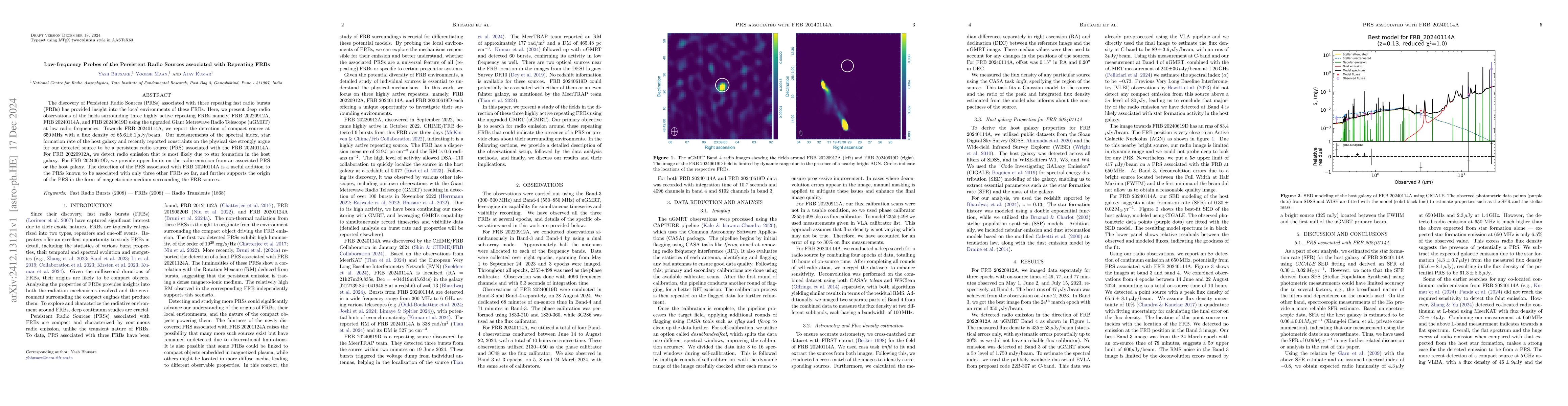 Thumbnail for Low-frequency Probes of the Persistent Radio Sources associated with
  Repeating FRBs