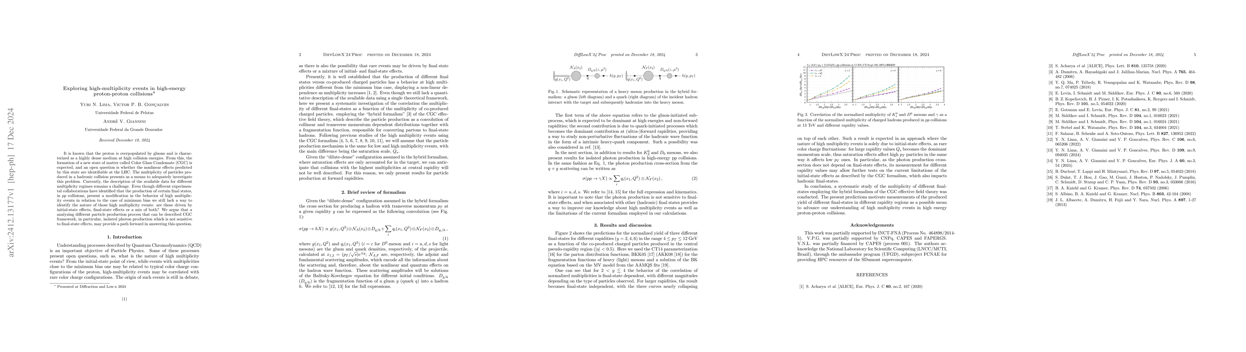 Thumbnail for Exploring high-multiplicity events in high-energy proton-proton
  collisions