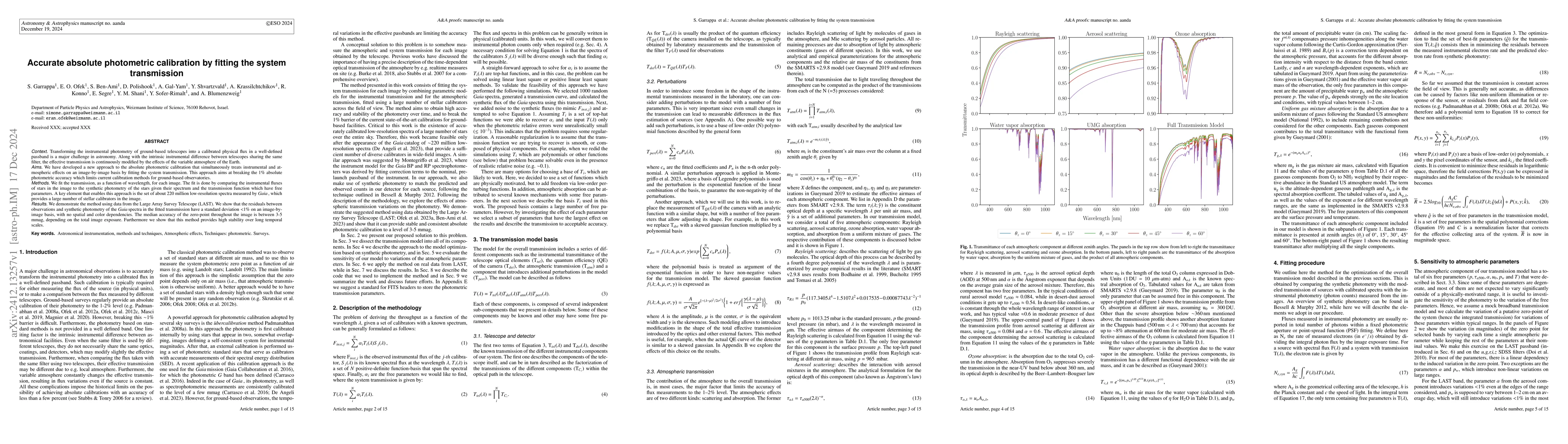Thumbnail for Accurate absolute photometric calibration by fitting the system
  transmission