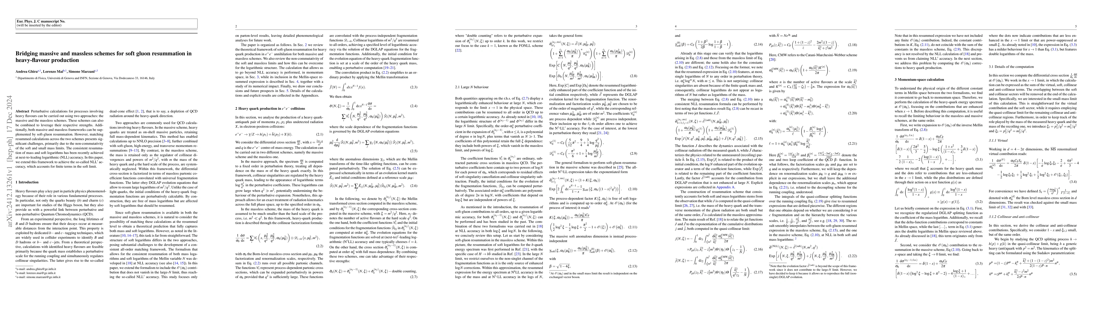 Thumbnail for Bridging massive and massless schemes for soft gluon resummation in
  heavy-flavour production
