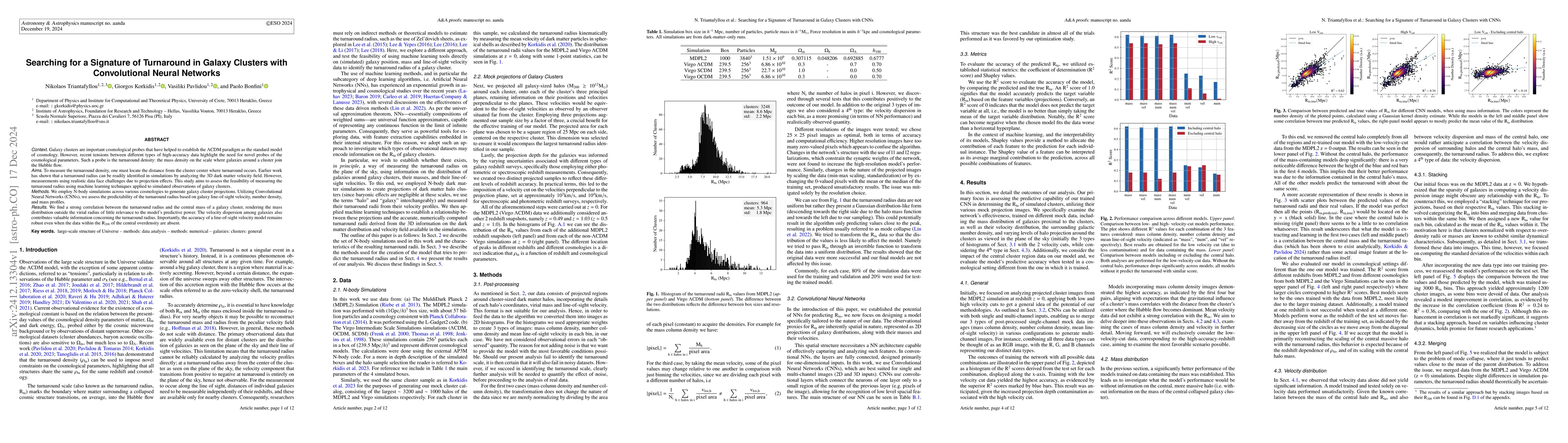 Thumbnail for Searching for a Signature of Turnaround in Galaxy Clusters with
  Convolutional Neural Networks