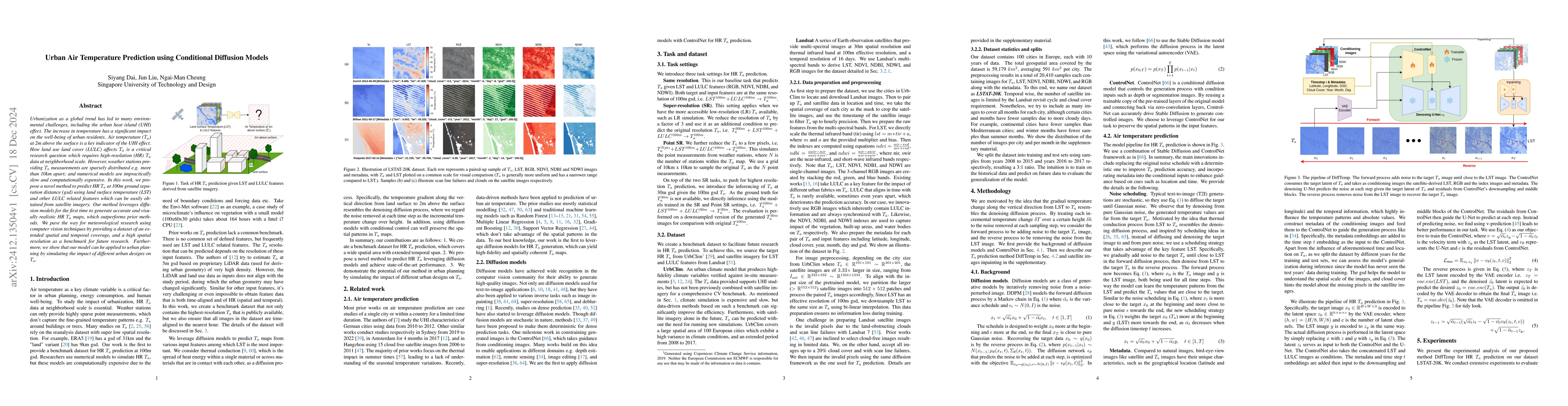 Thumbnail for Urban Air Temperature Prediction using Conditional Diffusion Models