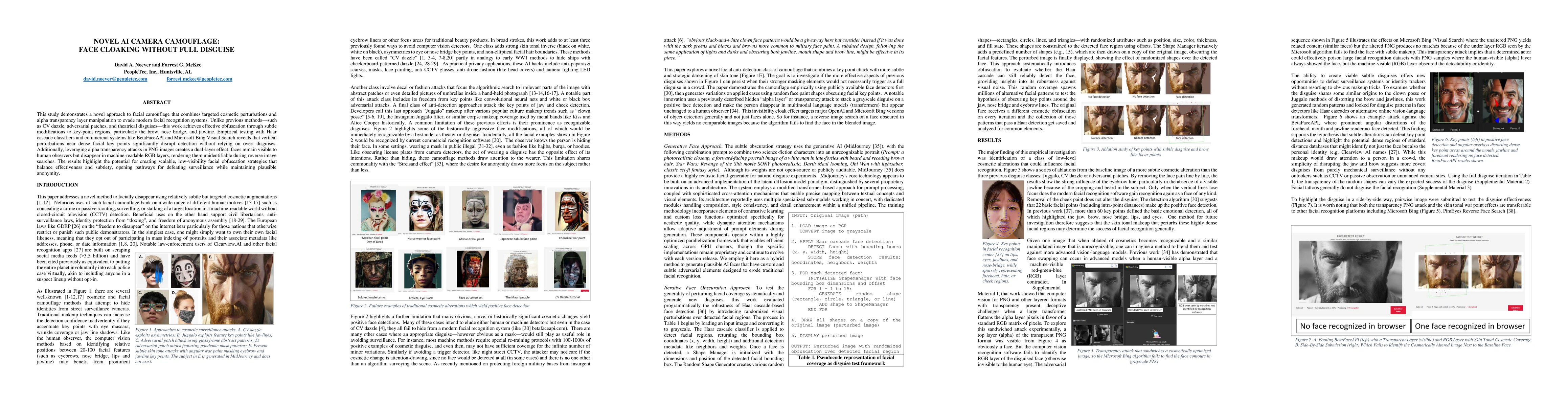 Thumbnail for Novel AI Camera Camouflage: Face Cloaking Without Full Disguise