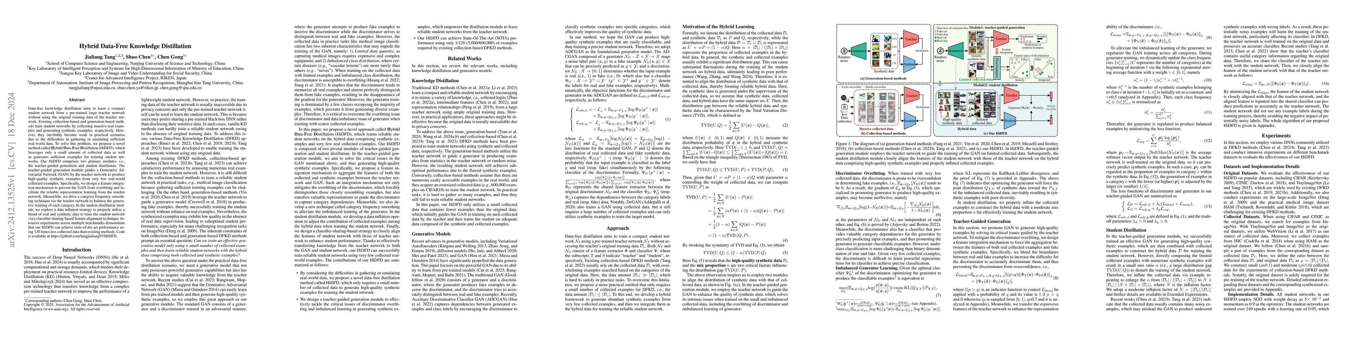 Thumbnail for Hybrid Data-Free Knowledge Distillation