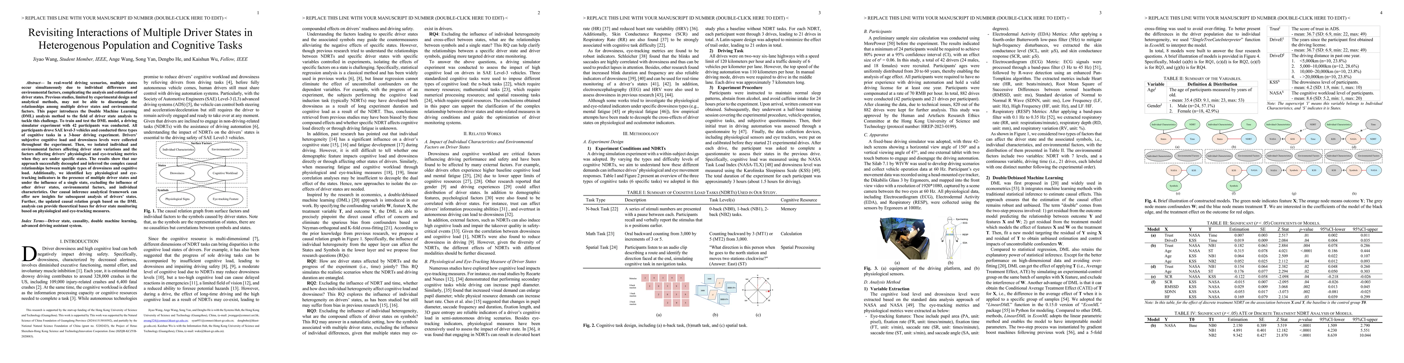 Thumbnail for Revisiting Interactions of Multiple Driver States in Heterogenous
  Population and Cognitive Tasks
