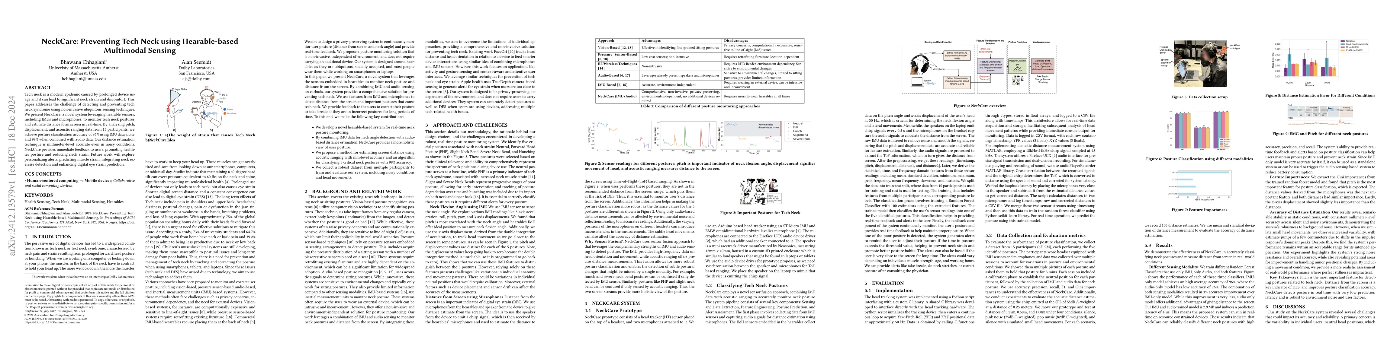 Thumbnail for NeckCare: Preventing Tech Neck using Hearable-based Multimodal Sensing