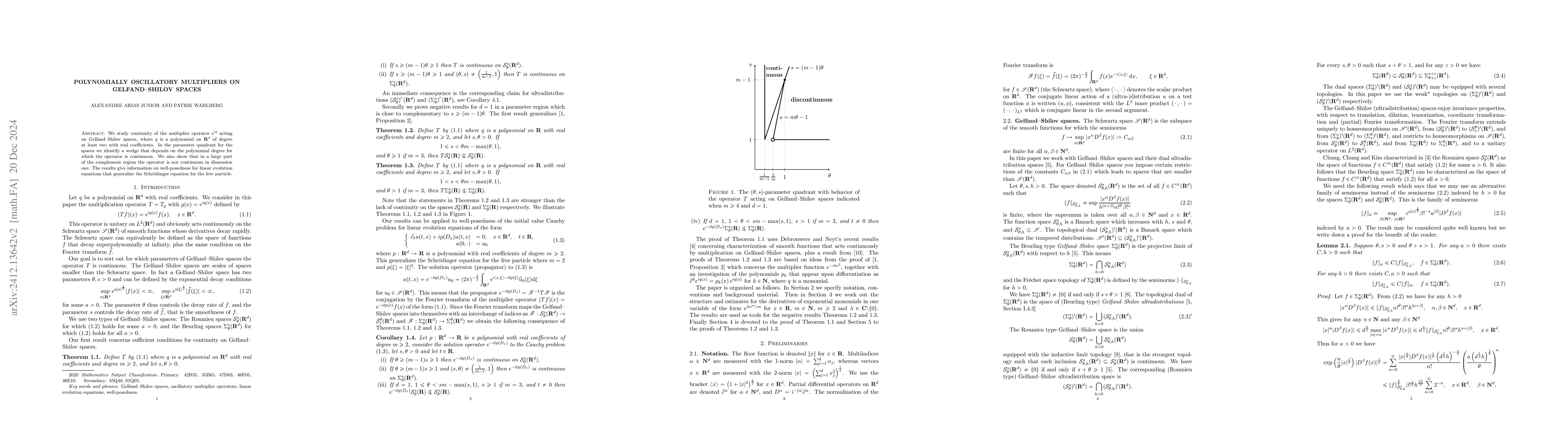 Thumbnail for Polynomially oscillatory multipliers on Gelfand-Shilov spaces