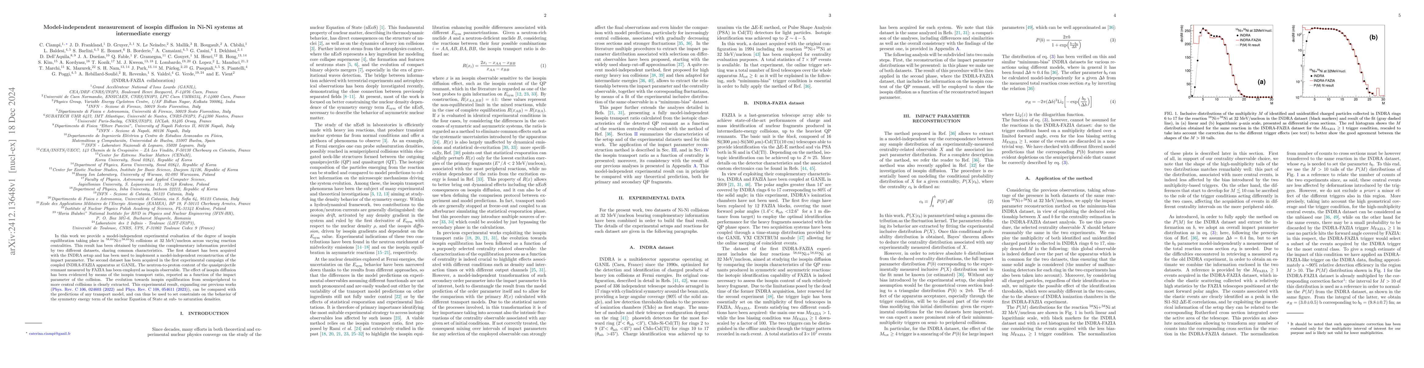 Thumbnail for Model-independent measurement of isospin diffusion in Ni-Ni systems at
  intermediate energy