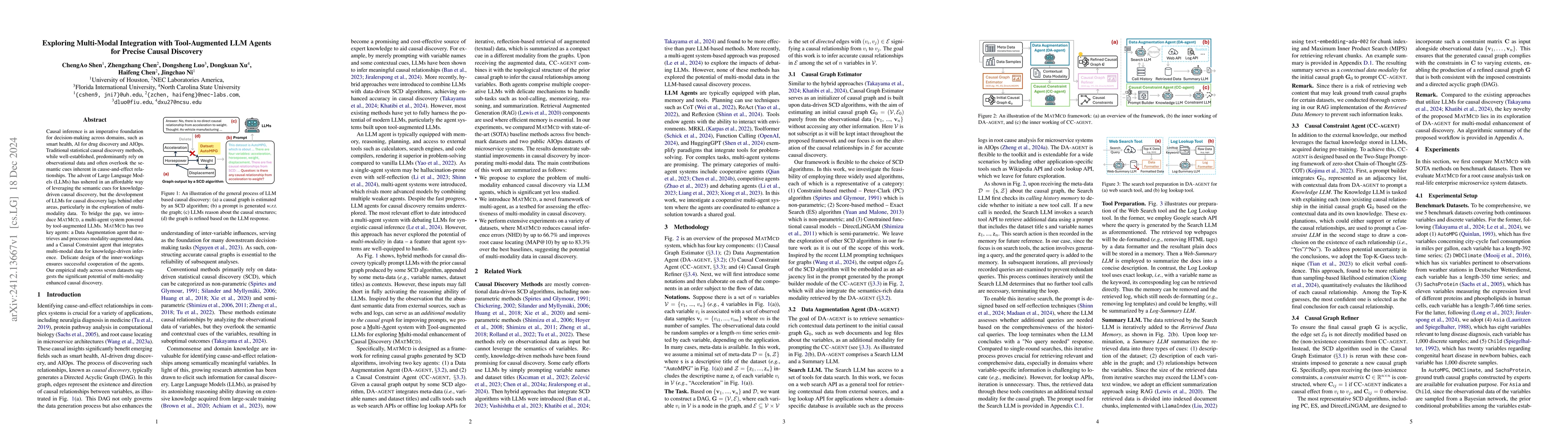 Thumbnail for Exploring Multi-Modal Integration with Tool-Augmented LLM Agents for
  Precise Causal Discovery