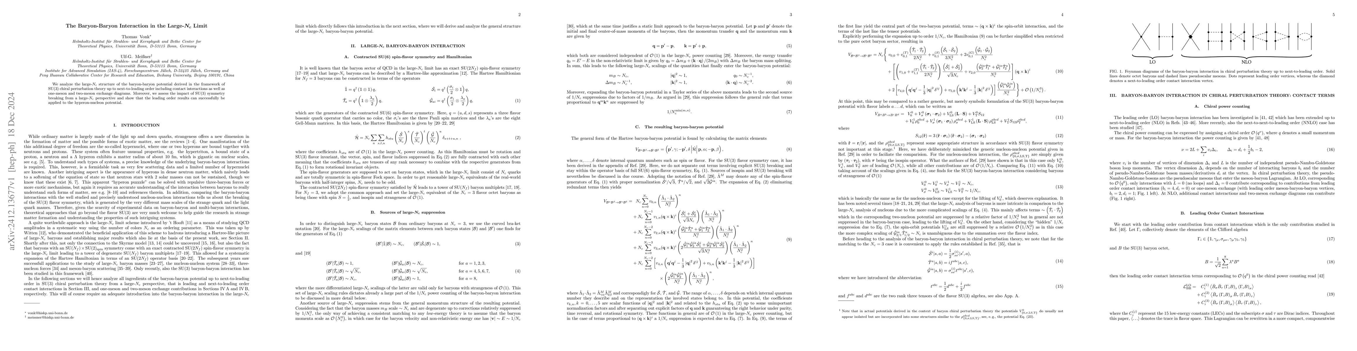 Thumbnail for The Baryon-Baryon Interaction in the Large-$N_c$ Limit